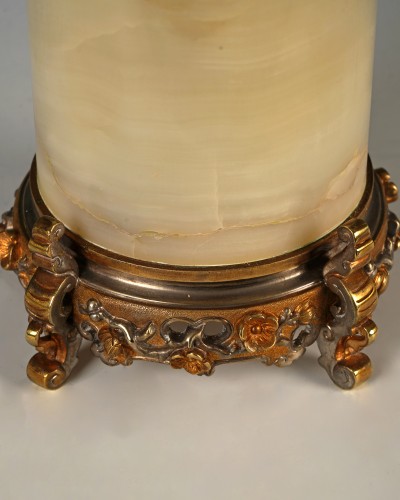 Antiquités - E. Cornu - Paire de vases rouleaux, France circa 1870