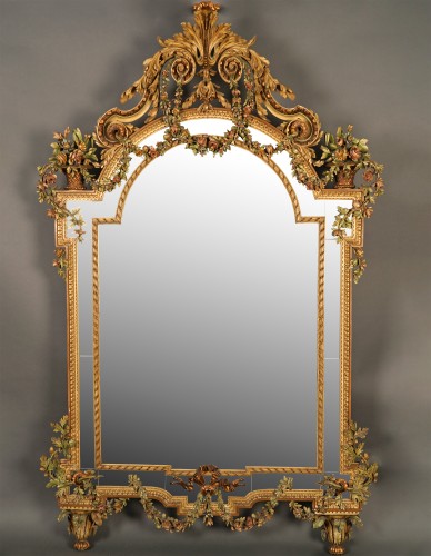 Elegant Mirror, Italy, circa 1890 - Mirrors, Trumeau Style 