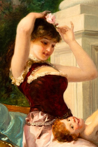 Allégorie de la Beauté - R. Morgari, Italie circa 1880 - Tobogan Antiques