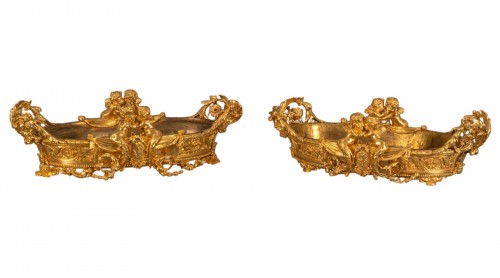 H. Picard, paire de Jardinières "aux Amours, France circa 1860