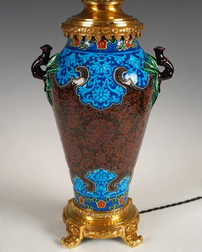  - J. Vieillard &amp; Cie and A. de Caranza, Pair of Lamps, France circa 1880