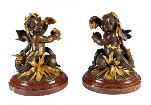 V. Paillard attr. à, Paire de Tritons, France circa 1870