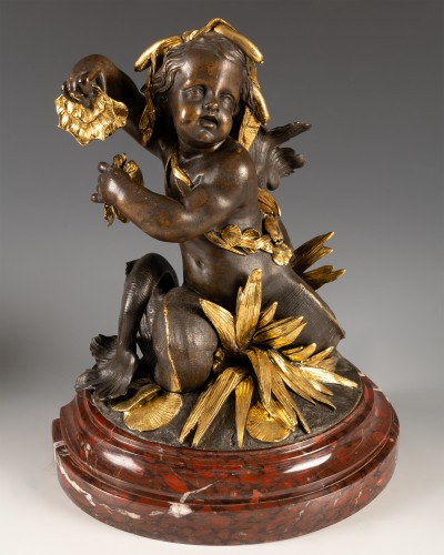 Napoléon III - V. Paillard attr. à, Paire de Tritons, France circa 1870