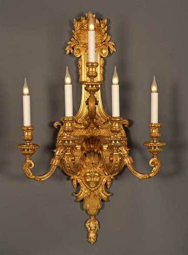 Lighting  - A. Grandpierre, Set of Four Wall-Lights, France circa 1890