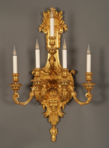 A. Grandpierre, Set of Four Wall-Lights, France circa 1890 - 