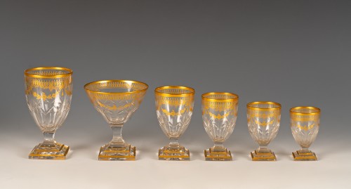 Saint-Louis, Large Table Service, France circa 1900 - 