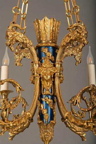 XIXe siècle - H. Vian, Lustre au Carquois, France circa 1880