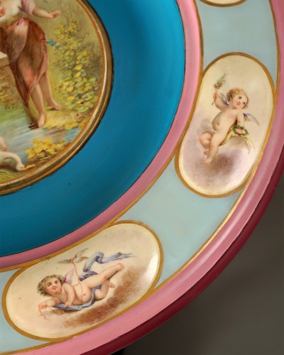 Antiquités - Guéridon aux Amours, France circa 1880