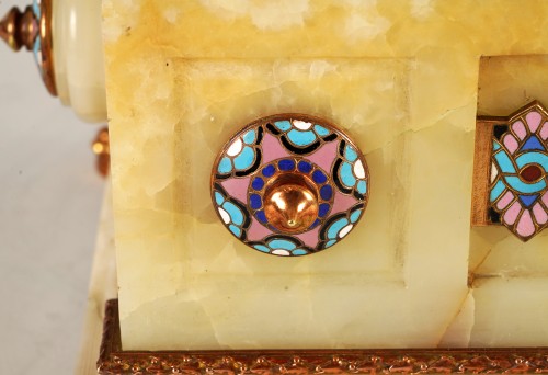 Antiquités - E. Cornu et G. Viot et Cie, jardinière orientaliste, France circa 1870