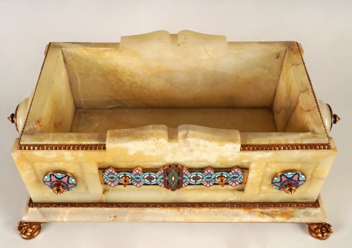 Antiquités - E. Cornu et G. Viot et Cie, jardinière orientaliste, France circa 1870