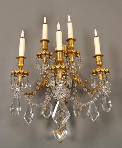  - Baccarat, Set of four « Quiver » Wall-lights, France Circa 1890