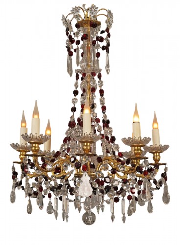 Baccarat, Crystal Chandelier, France,circa 1890