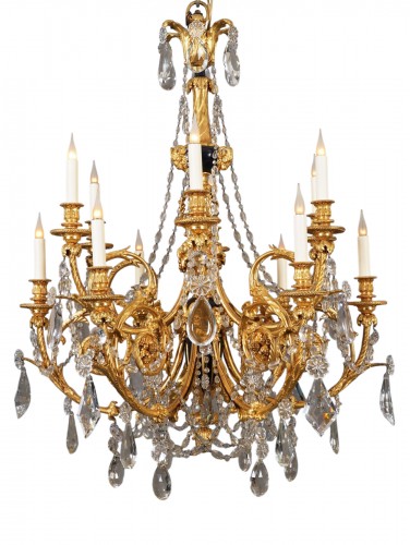 H. Vian, "Bacchic" Chandelier, France circa 1890