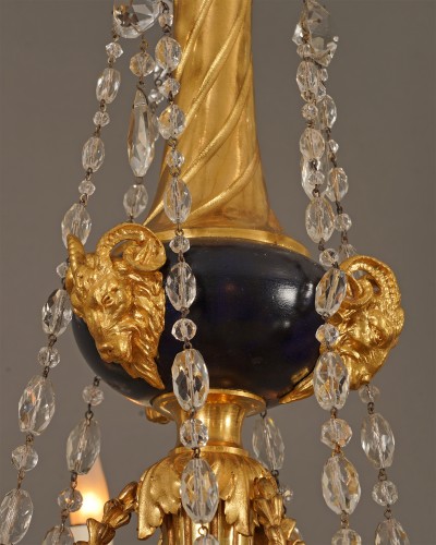 Antiquités - H. Vian, "Bacchic" Chandelier, France circa 1870