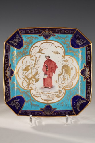 XIXe siècle - Paire de plats Japonisants, France circa 1875