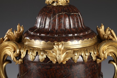 XIXe siècle - Maison Lexcellent, paire de vases couverts, France circa 1890