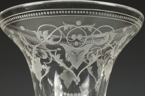 Antiquités - Maison A. Giroux, Pair of Trumpet Vases, France, Circa 1860