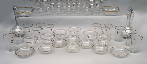 Argenterie et Arts de la table  - Manufacture de Bohème, important service de table, Tchécoslovaquie XXe siècle