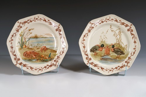 Argenterie et Arts de la table  - Brown-Westhead Moore & Cie, service de table "aux Fables de la Fontaine", Angleterre circa 18