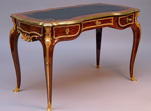 19th century - H.-L. Wassmus, Flat Desk, France Circa 1860