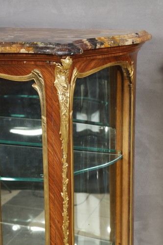 19th century - J.-E. Zwiener &amp; L. Messagé, pair of Vitrines, France circa 1885