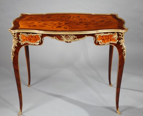 19th century - J.-E. Zwiener, Louis XV Style Table, France Circa 1890