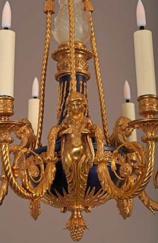  - A.-E. Beurdeley, Lustre aux Termes, France circa 1880