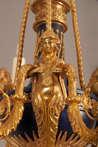 Antiquités - A.-E. Beurdeley, Lustre aux Termes, France circa 1880