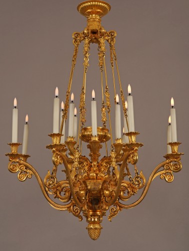 Restauration Period Chandelier, France circa 1830 attributed to G.-J. Galle - 