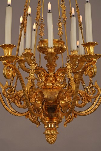 19th century - Restauration Period Chandelier, France circa 1830 attributed to G.-J. Galle
