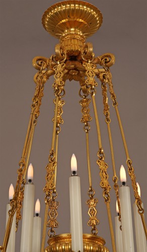 Restauration Period Chandelier, France circa 1830 attributed to G.-J. Galle - Restauration - Charles X