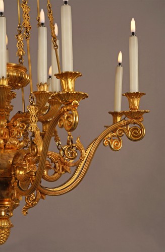 Restauration - Charles X - Restauration Period Chandelier, France circa 1830 attributed to G.-J. Galle