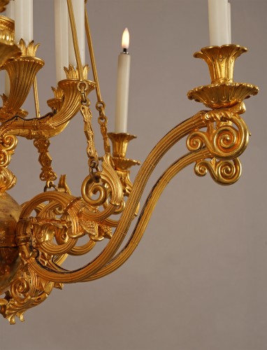 Antiquités - Restauration Period Chandelier, France circa 1830 attributed to G.-J. Galle