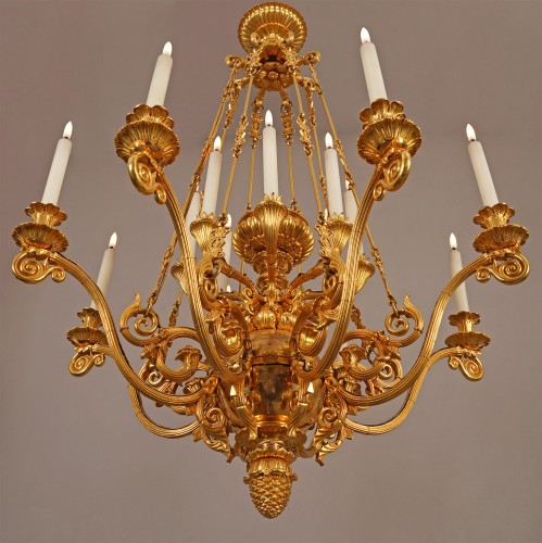 Antiquités - Restauration Period Chandelier, France circa 1830 attributed to G.-J. Galle