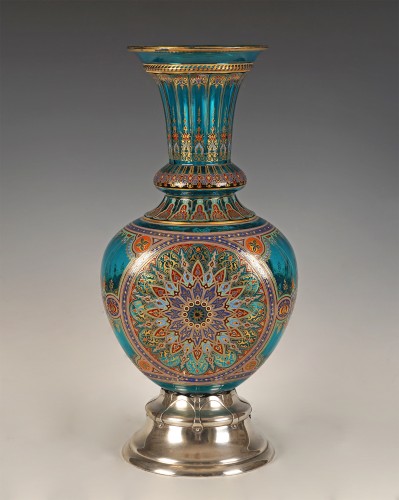 J. & L. Lobmeyr, Vase Orientalisant, Autriche,circa 1880 - Objet de décoration Style 