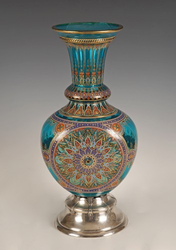 Objet de décoration Cassolettes, coupe et vase - J. & L. Lobmeyr, Vase Orientalisant, Autriche,circa 1880
