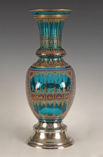 XIXe siècle - J. & L. Lobmeyr, Vase Orientalisant, Autriche,circa 1880