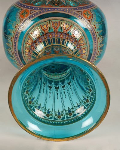 Antiquités - J. & L. Lobmeyr, Vase Orientalisant, Autriche,circa 1880