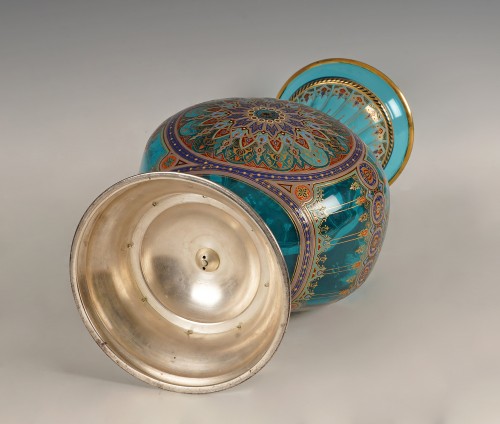 Antiquités - J. & L. Lobmeyr, Vase Orientalisant, Autriche,circa 1880