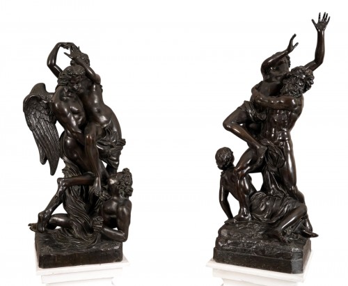 Borée enlevant Orithye et L’enlèvement de Proserpine, France Circa 1870