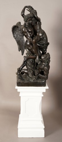 XIXe siècle - Borée enlevant Orithye et L’enlèvement de Proserpine, France Circa 1870