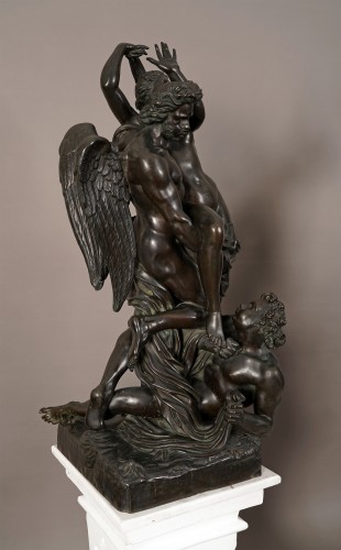 Antiquités - Borée enlevant Orithye et L’enlèvement de Proserpine, France Circa 1870