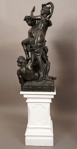 Antiquités - Borée enlevant Orithye et L’enlèvement de Proserpine, France Circa 1870