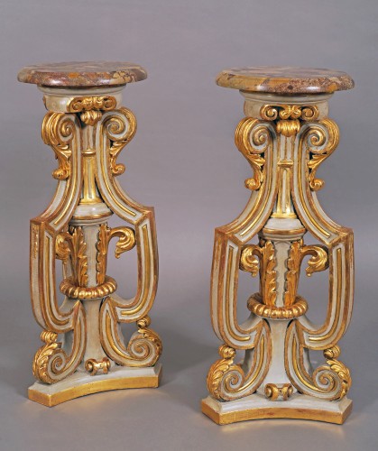 Decorative Objects  - Pair of Pedestals, France circa 1880