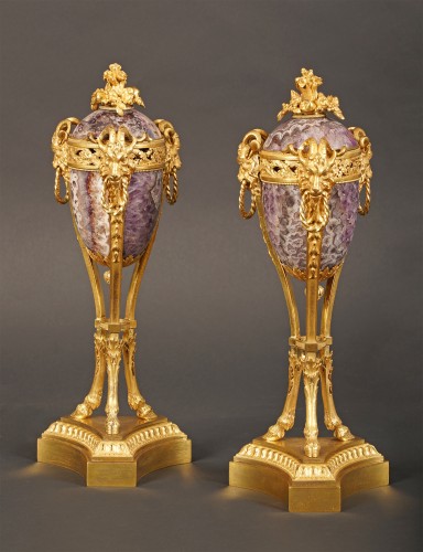 Maison Millet, Paire de Brûle-Parfums, France, circa 1870 - Objet de décoration Style Napoléon III