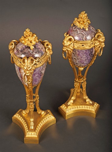 XIXe siècle - Maison Millet, Paire de Brûle-Parfums, France, circa 1870