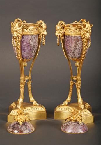 Maison Millet, Paire de Brûle-Parfums, France, circa 1870 - Napoléon III