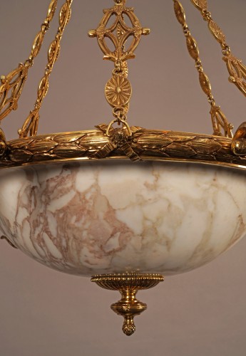 XIXe siècle - H. Vian, élégante suspension, France circa 1880