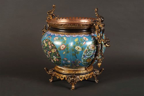 L’Escalier de Cristal, Jardinière, Chine-France, Circa 1875 - Tobogan Antiques