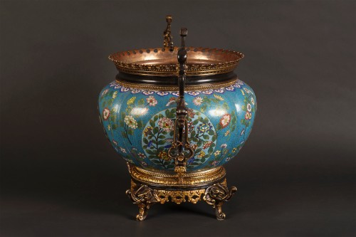 XIXe siècle - L’Escalier de Cristal, Jardinière, Chine-France, Circa 1875